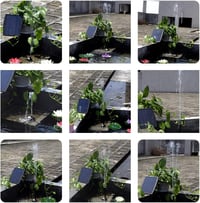 Anself Napelemes Kerti Tószivattyú 2,5W - 150L/óra Vízhozam, Kefe Nélküli Motor, Klasszikus Dizájn, Kültéri Vízkeringető Szökőkúthoz 7