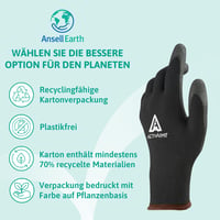 Mănuși de protecție de iarnă Ansell ActivArmr 97-631 cu strat din PVC, mănuși de siguranță din nailon rezistente la frig pentru o prindere sigură, 1 pereche, mărimea 8 (S) 10