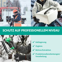 Mănuși de protecție de iarnă Ansell ActivArmr 97-631 cu strat din PVC, mănuși de siguranță din nailon rezistente la frig pentru o prindere sigură, 1 pereche, mărimea 8 (S) 3