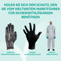 Mănuși de protecție de iarnă Ansell ActivArmr 97-631 cu strat din PVC, mănuși de siguranță din nailon rezistente la frig pentru o prindere sigură, 1 pereche, mărimea 8 (S) 8