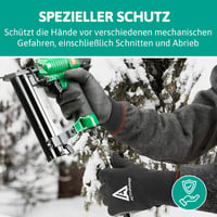 Mănuși de protecție de iarnă Ansell ActivArmr 97-631 cu strat din PVC, mănuși de siguranță din nailon rezistente la frig pentru o prindere sigură, 1 pereche, mărimea 8 (S) 6