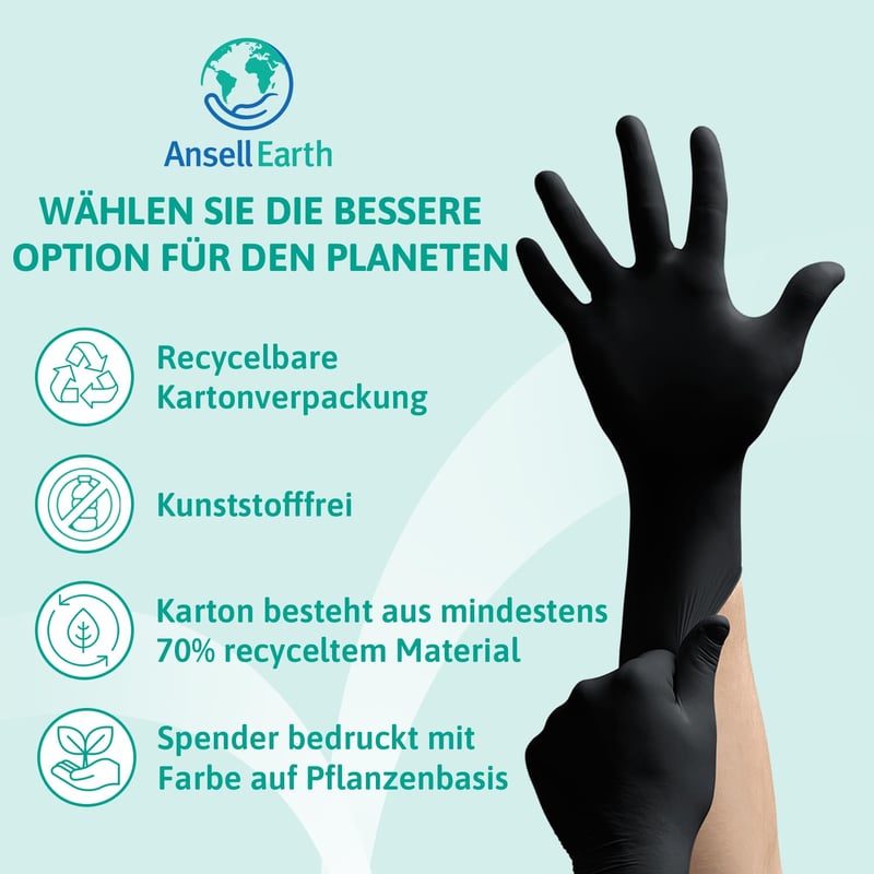 Ansell Microflex 93-732 Nitril Munkakesztyű XL 100db Latex- és Pudermentes