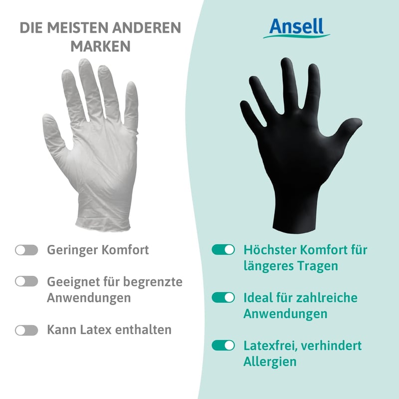 Ansell Microflex 93-732 Nitril Munkakesztyű XL 100db Latex- és Pudermentes