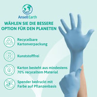 Ansell VersaTouch 92-471 Nitril Egyutas Kesztyű Kék M 100db Latex Mentes 10
