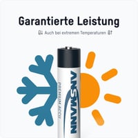 Nabíjateľné batérie Ansmann AAA Micro NiMH 1050 mAh 1,2 V – balenie 8 ks – pre DECT telefóny, fotoaparáty, MP3 prehrávače, solárne svetlá a čelovky 5