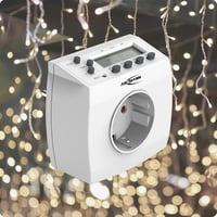 Ansmann AES5 digitális LCD időzítő, 3680W, 8 kapcsolási időponttal 2