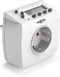 Ansmann AES5 digitális LCD időzítő, 3680W, 8 kapcsolási időponttal 1