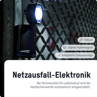 Ansmann snažna LED ručna svjetiljka s baterijom od 5200 mAh, Micro USB punjenjem, 3 načina rada, podesivom glavom i funkcijom svjetla za nuždu 4