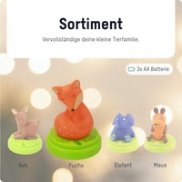 Ansmann LED noćna lampa lija - Noćno svjetlo za dječju sobu sa senzorom na dodir i timerom - Noćno svjetlo za lakši san u dječjoj sobi 3