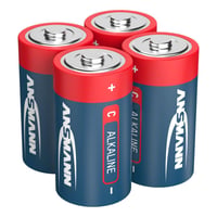 Alkalické batérie Ansmann LR14 Baby C 1,5 V – balenie 4 ks, dlhotrvajúci výkon 2