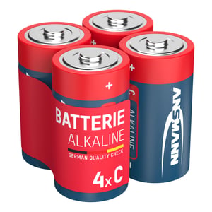 Ansmann LR14 Baby C 1,5V alkalne baterije - pakiranje od 4 komada, dugotrajna snaga