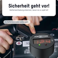 ANSMANN Power Check 12/24V feszültségmérő autó akkumulátor teszter LED kijelzővel 4