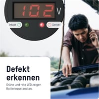 ANSMANN Power Check 12/24V feszültségmérő autó akkumulátor teszter LED kijelzővel 2