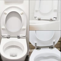 Ansodo 6 részes WC ülőke csavar szett rozsdamentes rögzítéssel 6