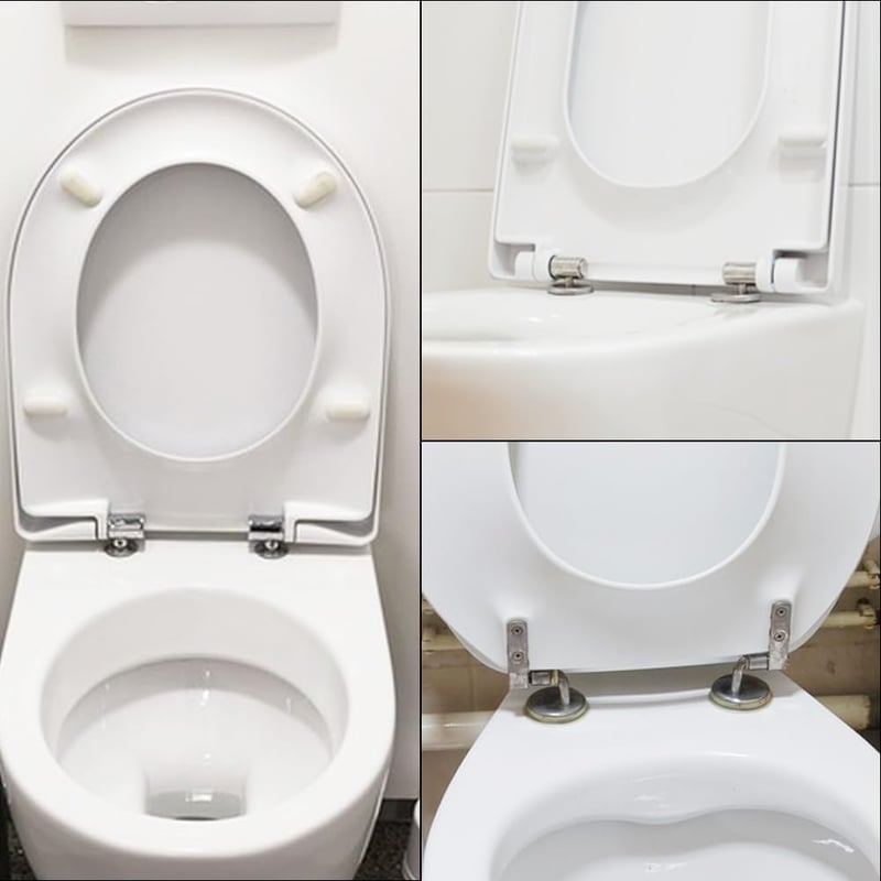 Ansodo 6 részes WC ülőke csavar szett rozsdamentes rögzítéssel