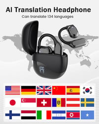 ANSTEN Valós Idejű Fordító Fülhallgató, 134 Nyelv Bluetooth Fordítás 2