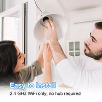 ANTELA Alexa pametna LED žarulja E27 G45 5W 470LM RGB WLAN Smart 2 kom - prigušiva, upravljanje putem aplikacije, kompatibilna s Google Home, 2700K-6500K 8