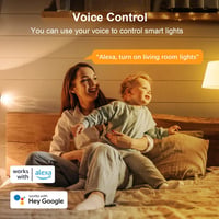 ANTELA E27 7W Smart LED izzó Alexa Google Home kompatibilis 2700K-6500K dimmer 2db 4