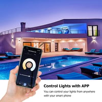 ANTELA E27 7W Smart LED izzó Alexa Google Home kompatibilis 2700K-6500K dimmer 2db 5