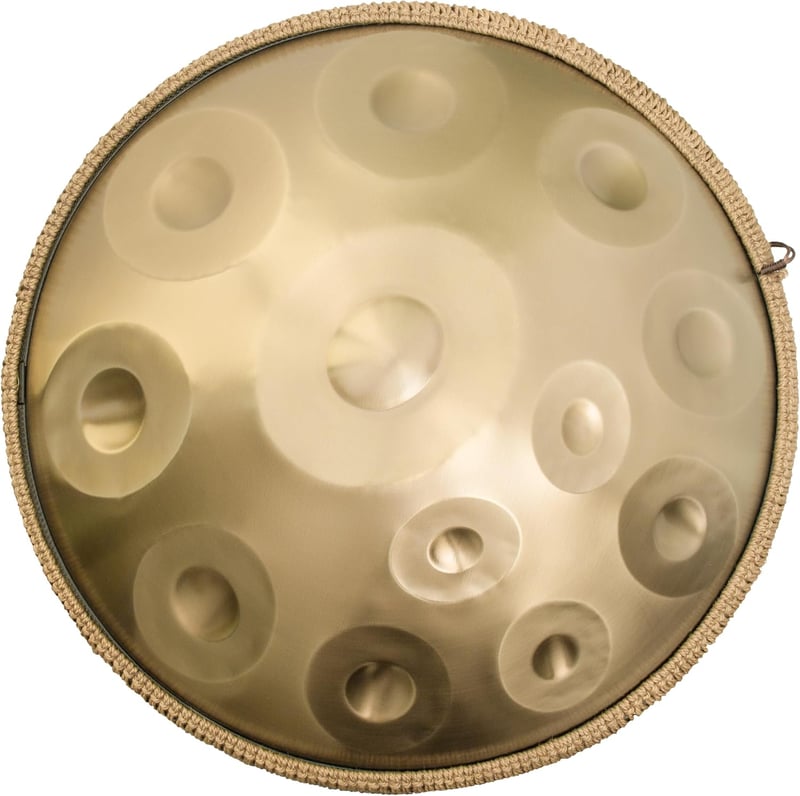 ANTETOK Arany Handpan Dob 440Hz 22 Hüvelyk 12 Hangos D-moll Acél Tongue Drum Meditációhoz Jógához Hangterápiához Tokkal
