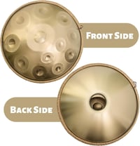 ANTETOK Arany Handpan Dob 440Hz 22 Hüvelyk 12 Hangos D-moll Acél Tongue Drum Meditációhoz Jógához Hangterápiához Tokkal 2