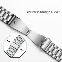 Antfly Fém Óraszíj 20mm Rozsdamentes Acél Gyorscsere Unisex 4