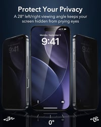 Zaštitno kaljeno staklo za ekran Honor Magic 7 Lite MTG2 s funkcijom zaštite privatnosti - pakiranje od 2 komada, privacy tempered glass 3