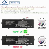 ANTIEE 45Wh 456484-3S Batéria do notebooku pre Medion E16401 E16402 E15303 3