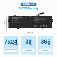 ANTIEE 45Wh 456484-3S Batéria do notebooku pre Medion E16401 E16402 E15303 9