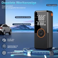 Antifnuo Elektromos Légpumpa 150 PSI, 10000 mAh Akkumulátor, Digitális Kijelző - Black 3