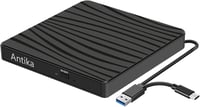 Antika USB 3.0 Type-C Külső DVD Meghajtó Hordozható CD Írógép Laptop Asztali Számítógéphez 1