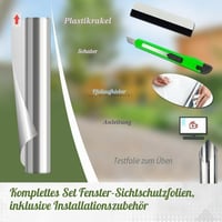 Antrect okenná fólia 70x200 cm, jednosmerná zrkadlová fólia, protislnečná ochrana a UV filter — chybná, čiastočne funkčná: stlačená (stav: pozri 2. obrázok) 10