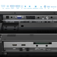 Antteq AE24H5C-Q1 24 colos (60 cm) HD LED TV 12V és 230V adapter, Triple Tuner DVB-C/T2/S2, Dolby Audio, HDMI, USB, SCART, CI+, lakóautóhoz, 4