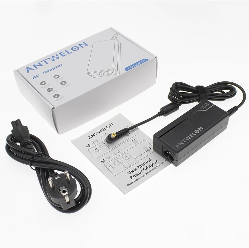 ANTWELON 65W Acer Aspire laptop töltő adapter 5.5x1.7mm csatlakozó