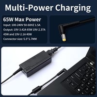 ANTWELON 65W Acer Aspire laptop töltő adapter 5.5x1.7mm csatlakozó 2