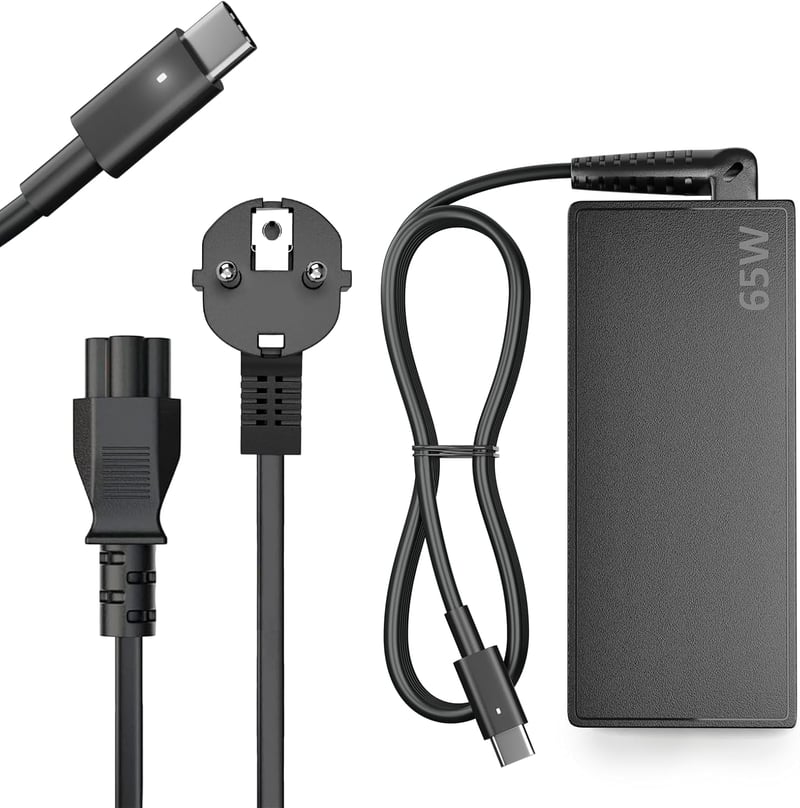 ANTWELON 65W USB-C laptop töltő 20V 3.25A Lenovo ThinkPad Dell XPS HP Asus Acer