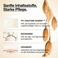 Anua Rice 70 Glow Milky Toner – Hydratačné pleťové tonikum s ryžovou vodou, niacínamidom a ceramidmi, kórejská starostlivosť o pleť, pre všetky typy pleti, bez parfumácie, 250 ml 4
