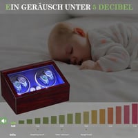 ANWBROAD automata óraorsó 4 órahoz + 6 tárolóhely, 4 forgási mód, csendes Mabuchi motor 5