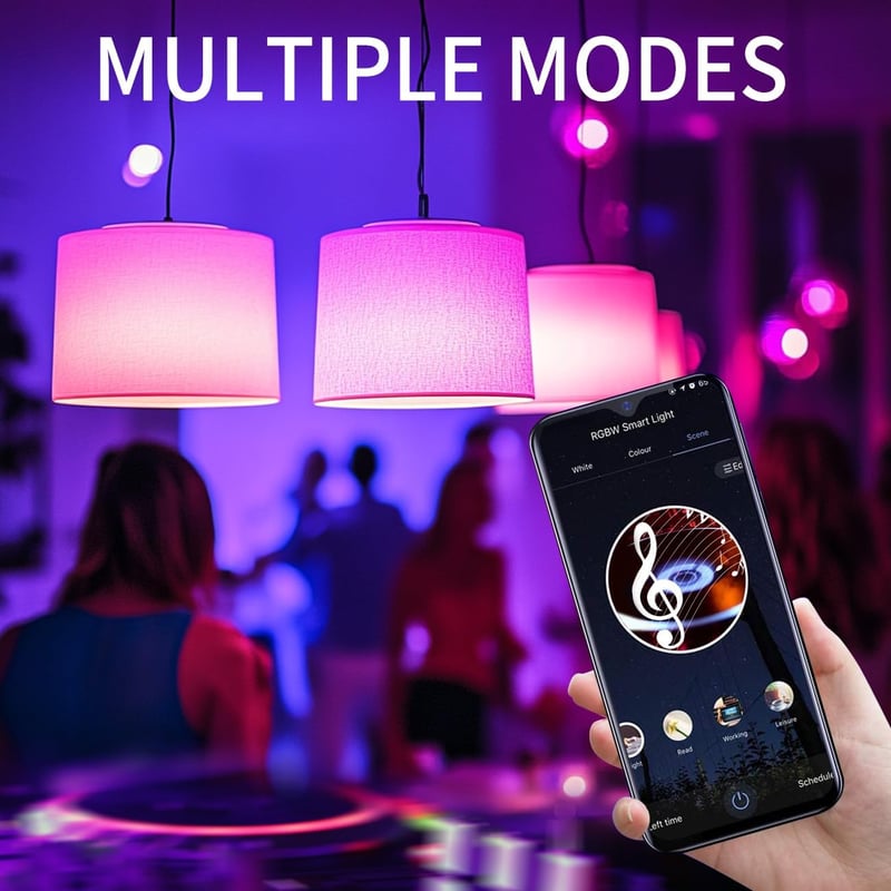 ANWIO E14 okos LED izzó WiFi vezérléssel