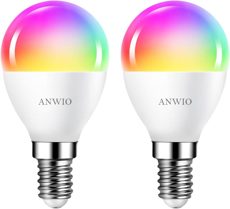ANWIO E14 okos LED izzó WiFi vezérléssel