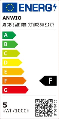 ANWIO E14 okos LED izzó WiFi vezérléssel 9