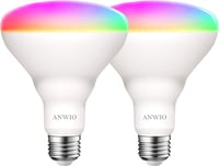 ANWIO E27 WiFi LED okos izzó 9W RGB dimmelhető Alexa Google Home 2db 1