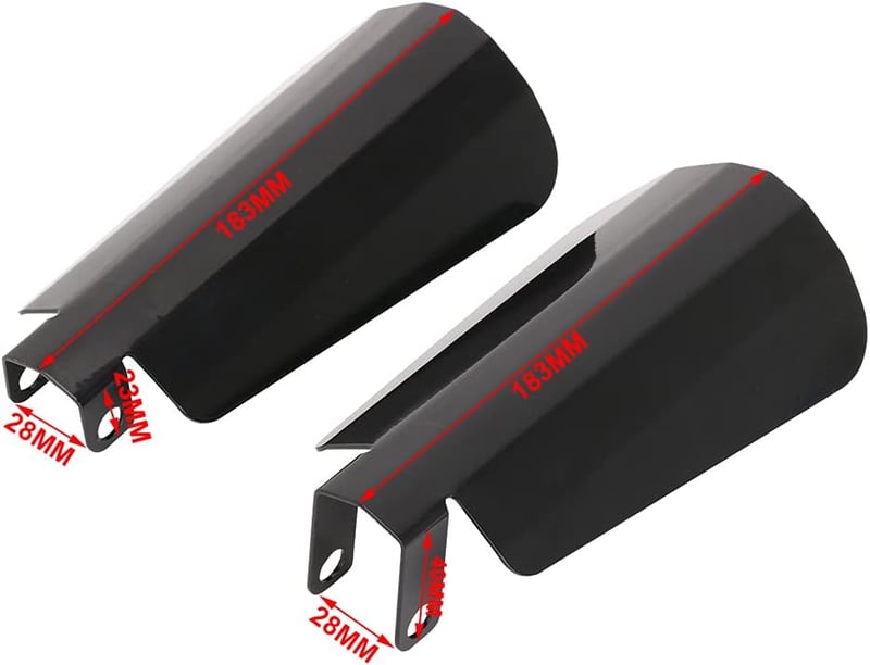 AnXin Motoros Kézivédő Glossy Coffin Cut Sportster Dyna Touring 2006+