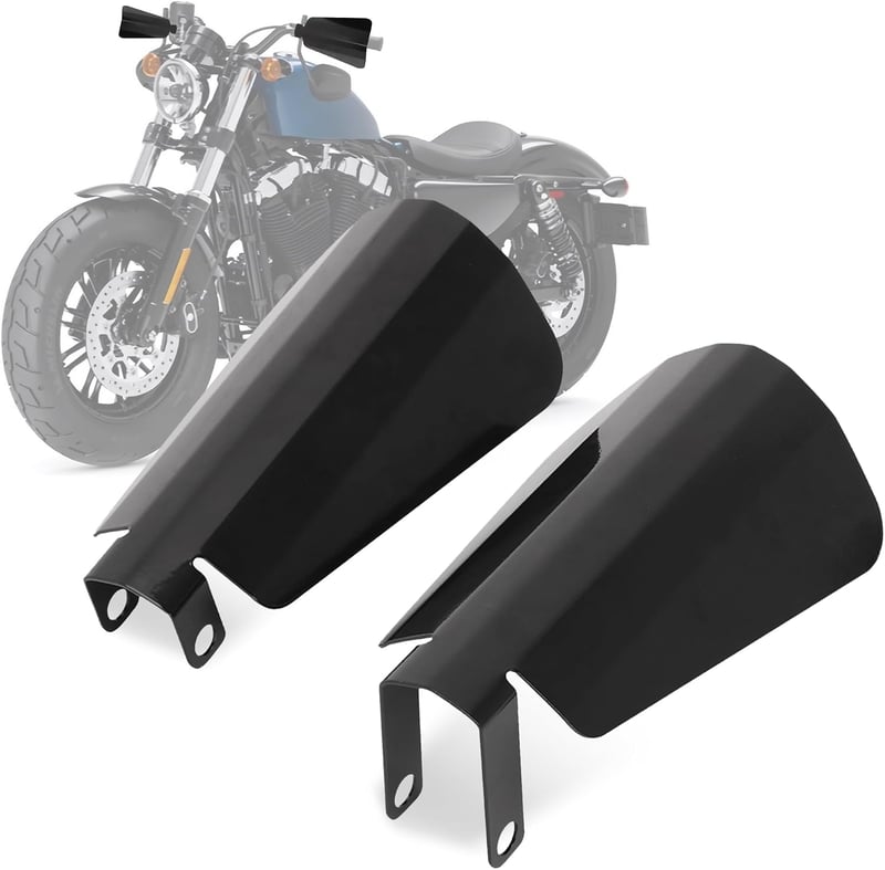 AnXin Motoros Kézivédő Glossy Coffin Cut Sportster Dyna Touring 2006+