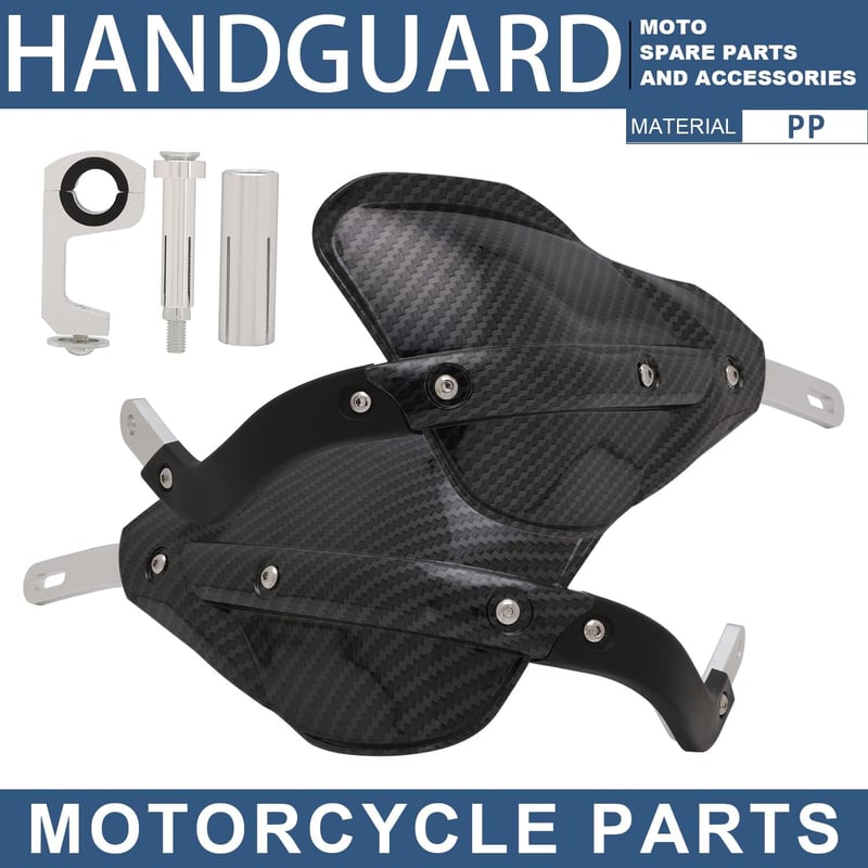 AnXin Motoros Kézvédő Univerzális 7/8" és 1 1/8" Karbon Hatású