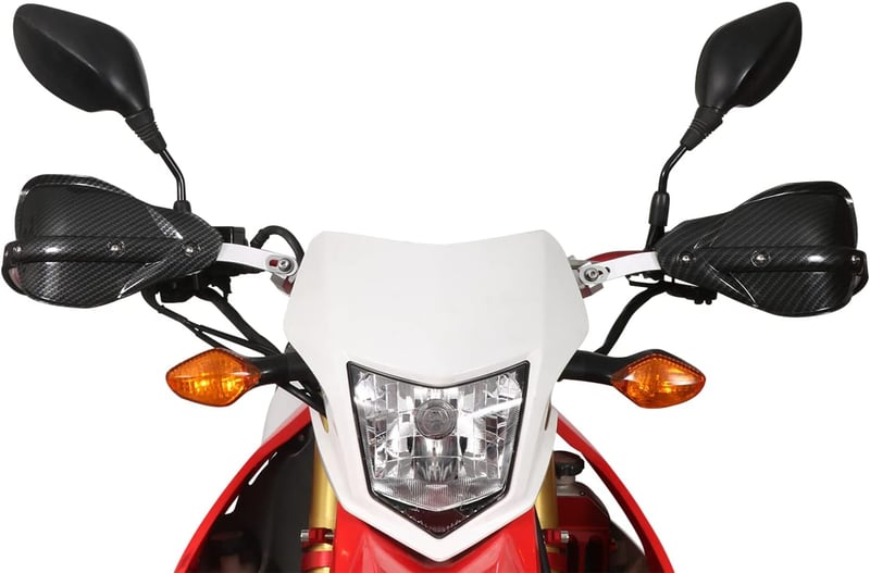 AnXin Motoros Kézvédő Univerzális 7/8" és 1 1/8" Karbon Hatású