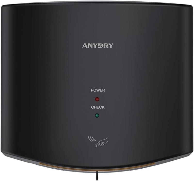 anydry 2630S Kompakt Automata Kézszárító, Falra Szerelhető Elektromos Szárító 1400W