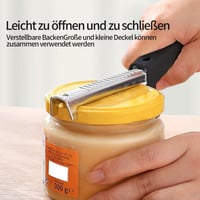 Anyingkai 2db rozsdamentes konzerv- és üveges nyitó készlet, artritisz barát kézi nyitó 3