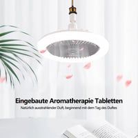 Anyingkai E27 Mennyezeti Ventilátor Lámpa Távirányítóval Szürke 30W 5