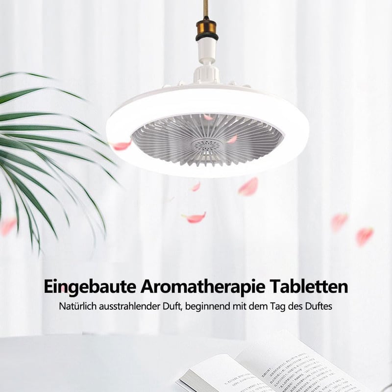 Anyingkai E27 Mennyezeti Ventilátor Lámpa Távirányítóval Szürke 30W